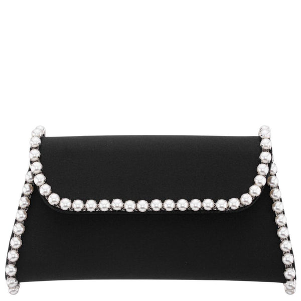Black and pearl bag deals