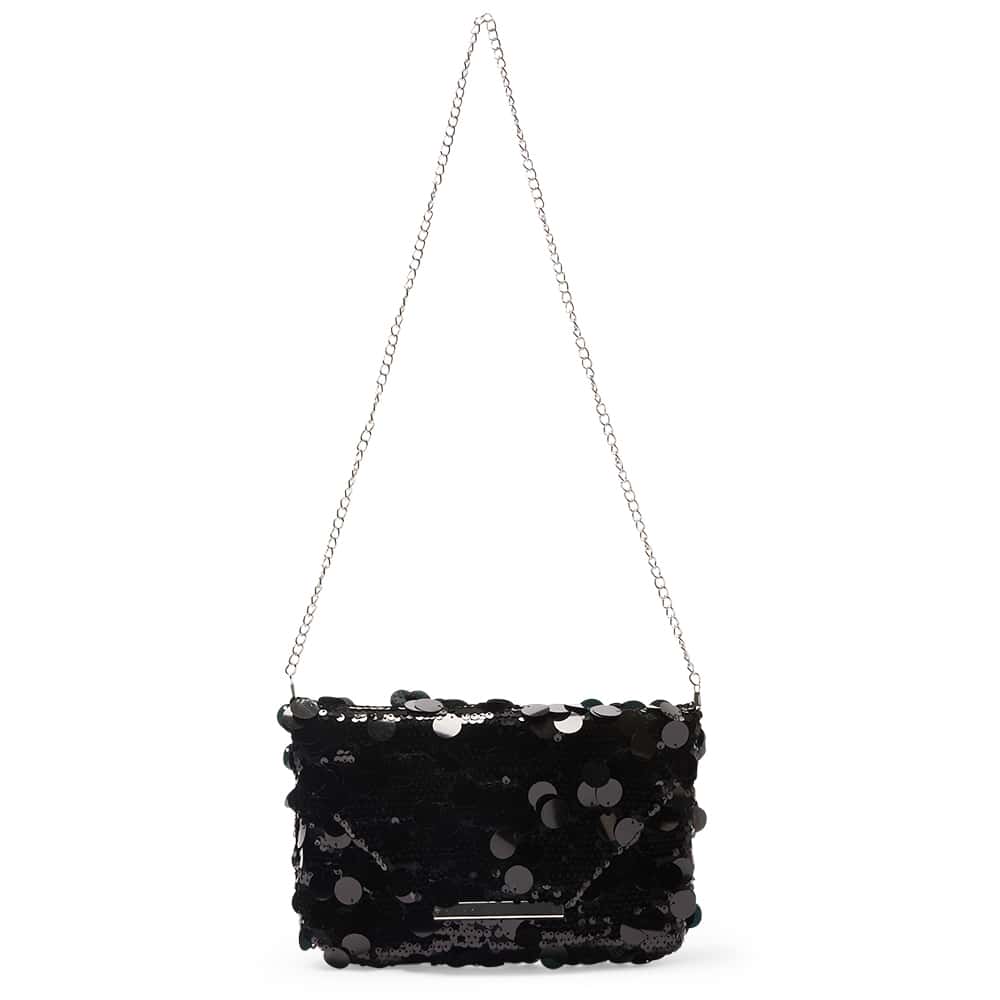 Umma Handbag in Black Sequin
