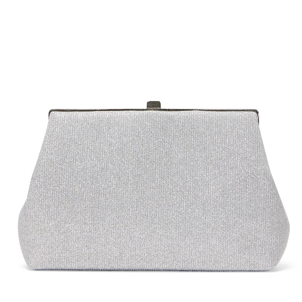 Winkle Handbag in Silver Metallic