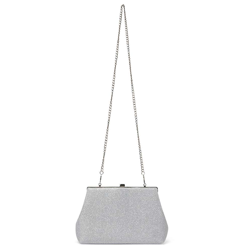 Winkle Handbag in Silver Metallic