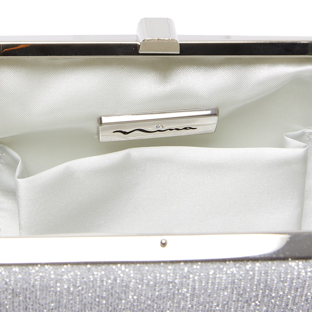 Winkle Handbag in Silver Metallic