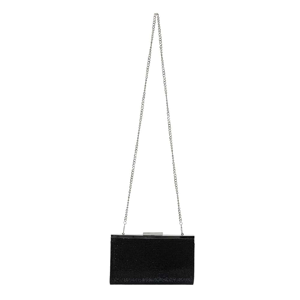 Winslet Handbag in Black Beaded Hard Case
