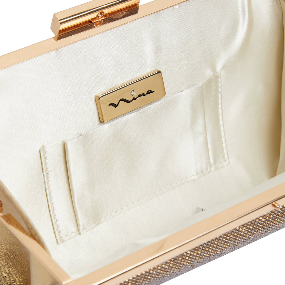 Winslet Handbag in Gold Hard Case