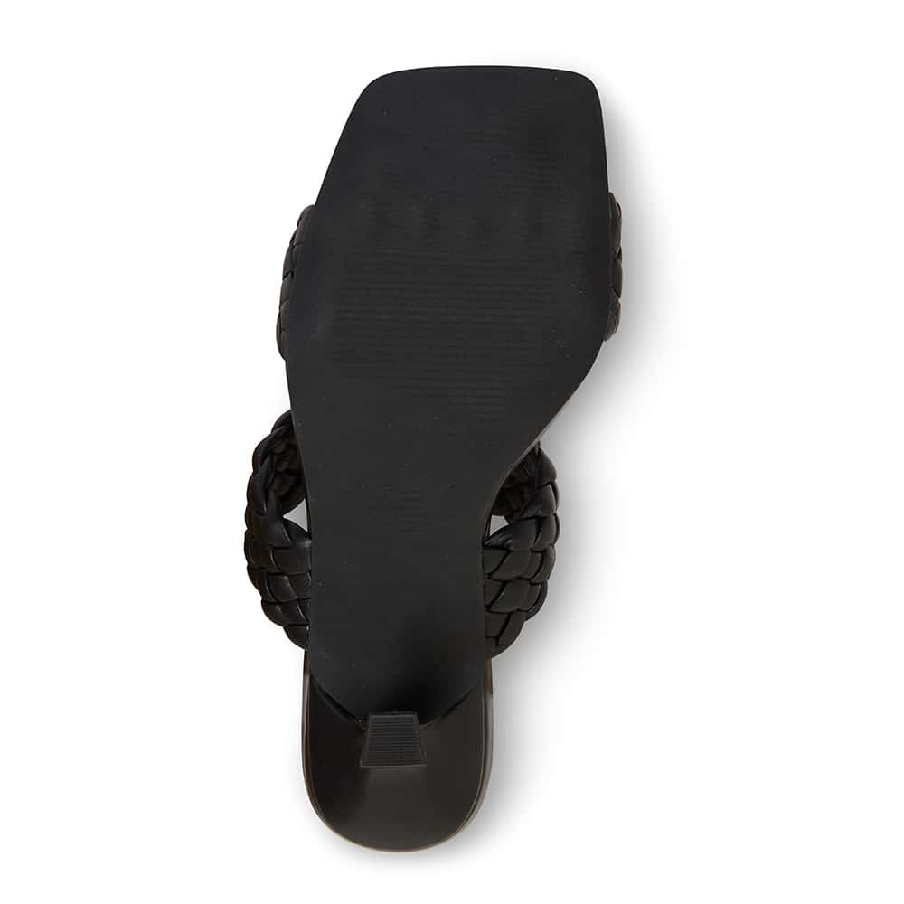 Jacinta Heel in Black Leather