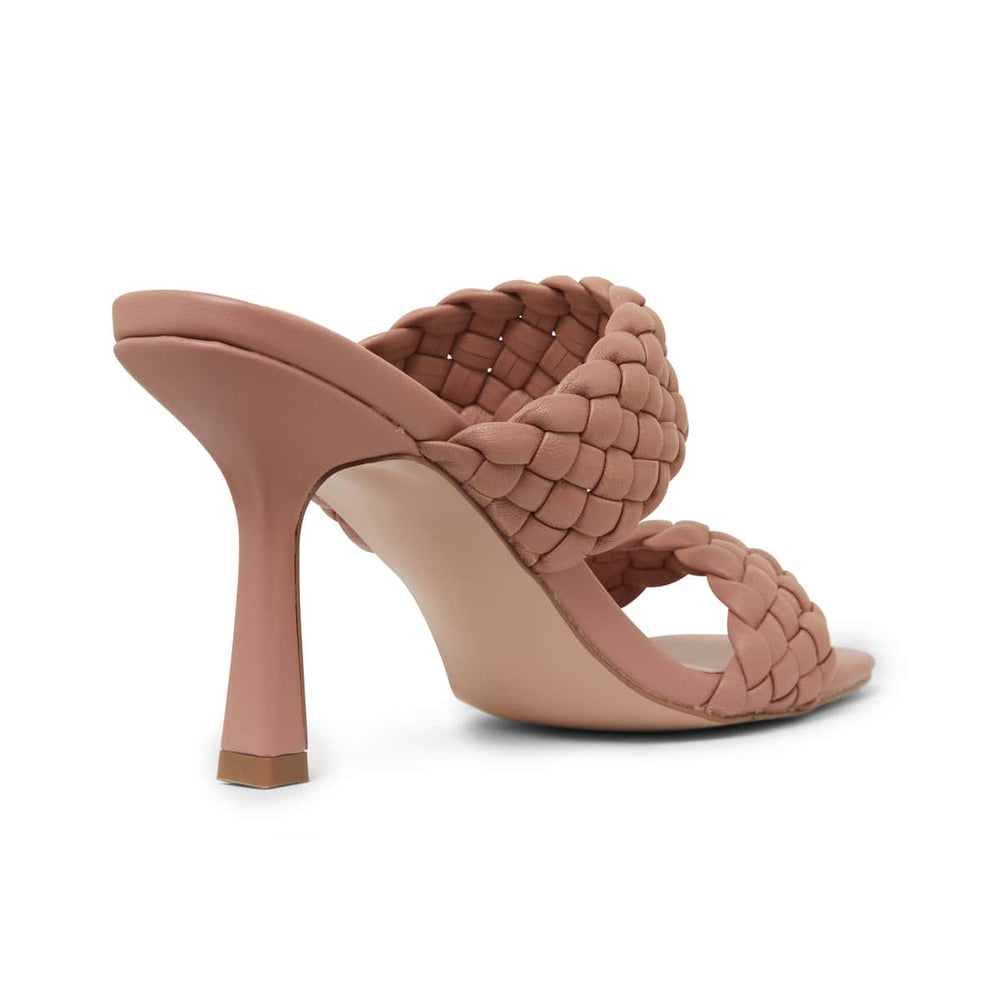 Jacinta Heel in Blush Leather