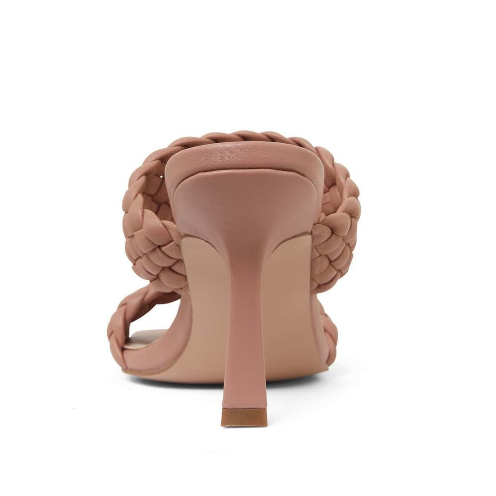 Jacinta Heel in Blush Leather