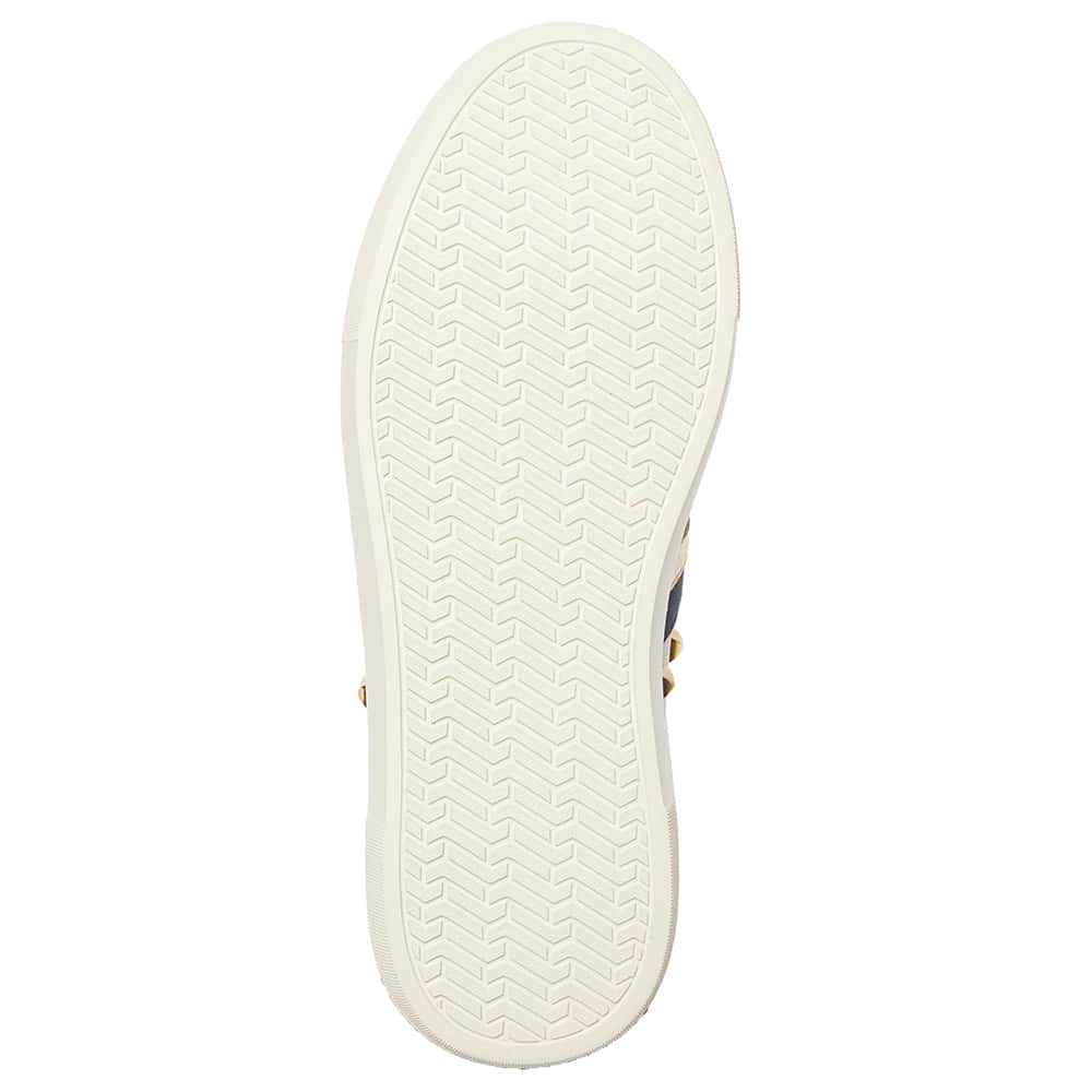 Portia Sneaker in Ivory Nappa Leather