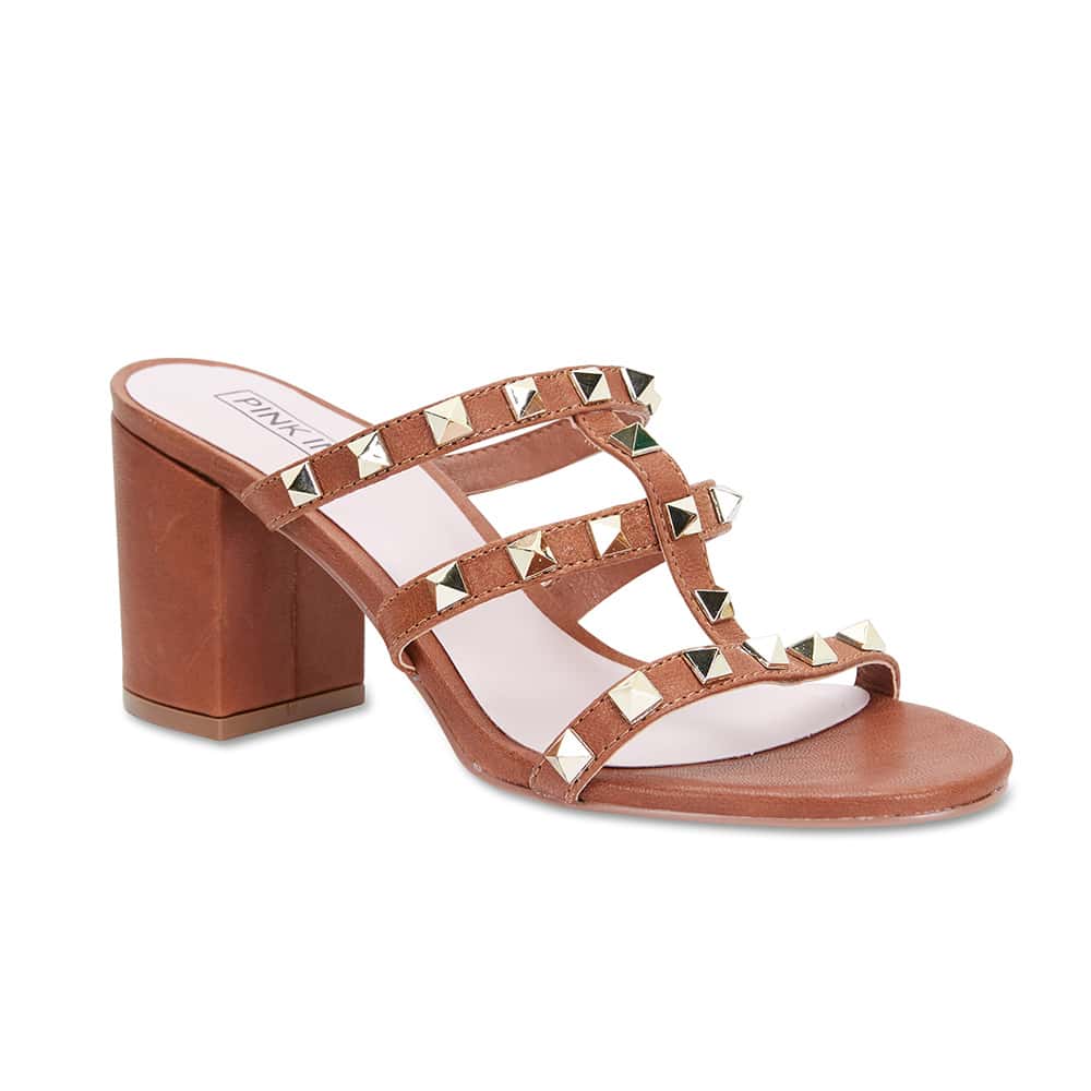 Portugal Heel in Tan Leather