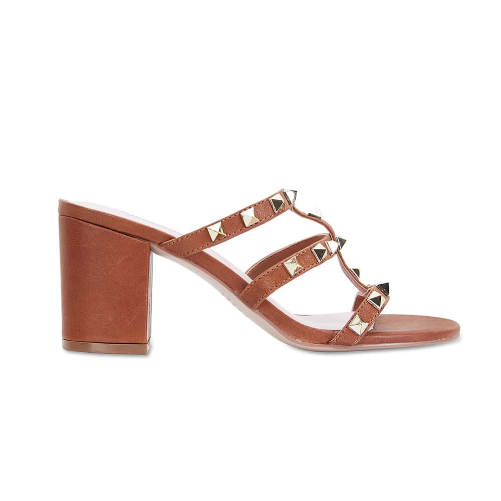 Portugal Heel in Tan Leather