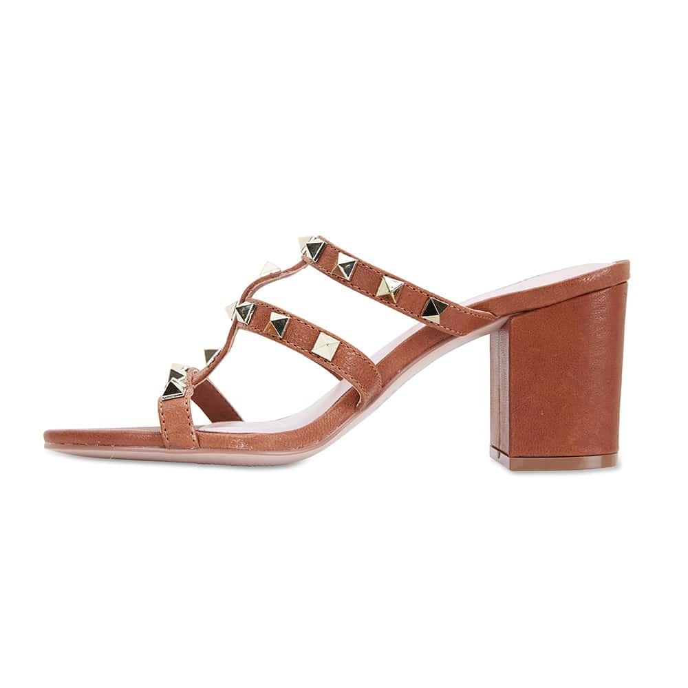 Portugal Heel in Tan Leather