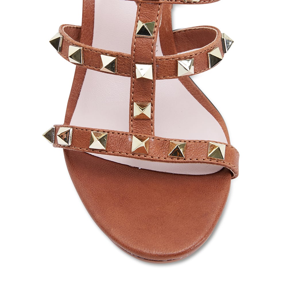 Portugal Heel in Tan Leather
