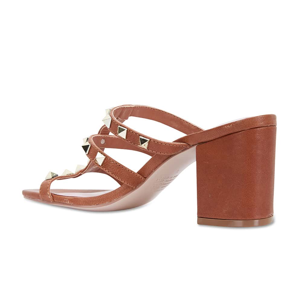Portugal Heel in Tan Leather