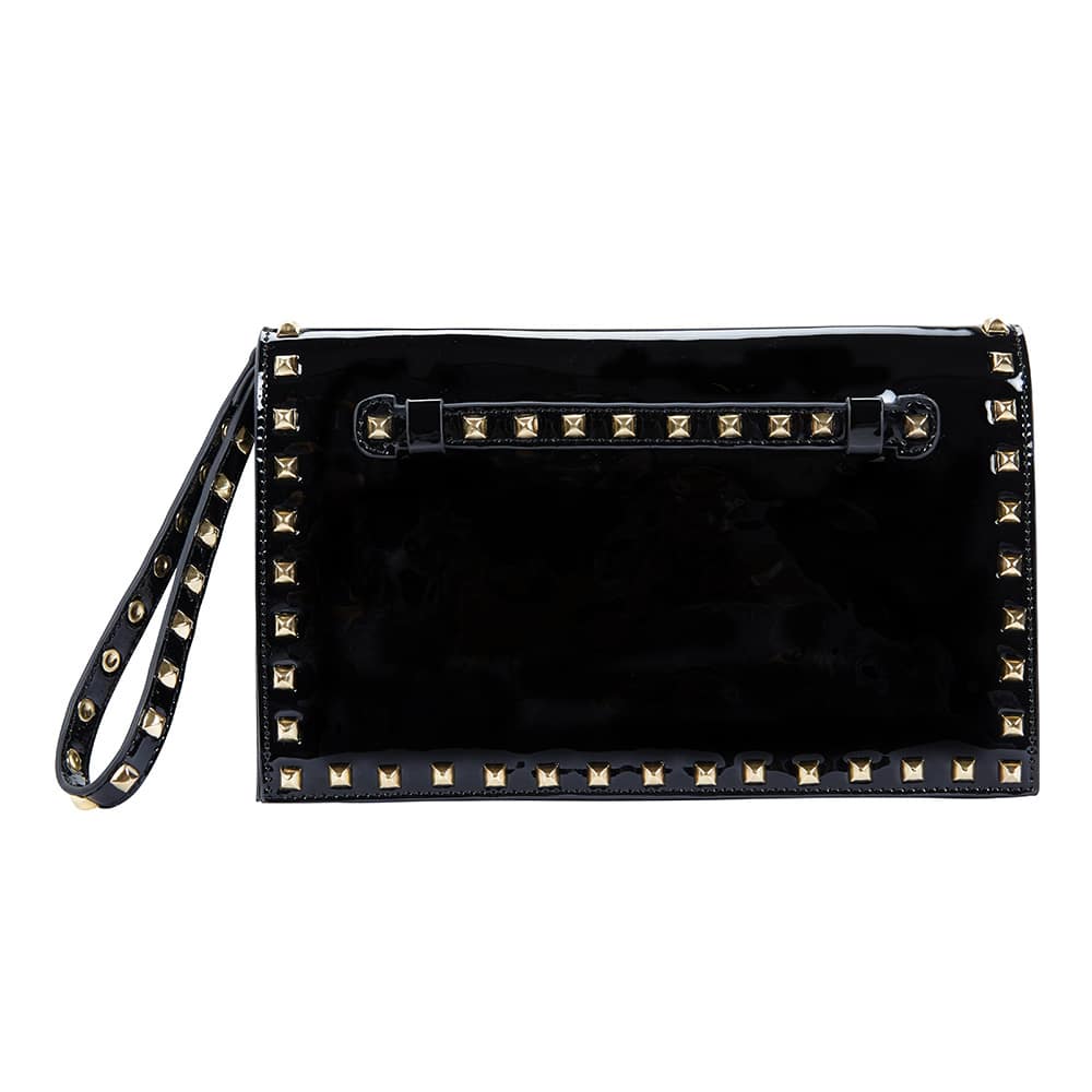 Sable Handbag in Black Patent