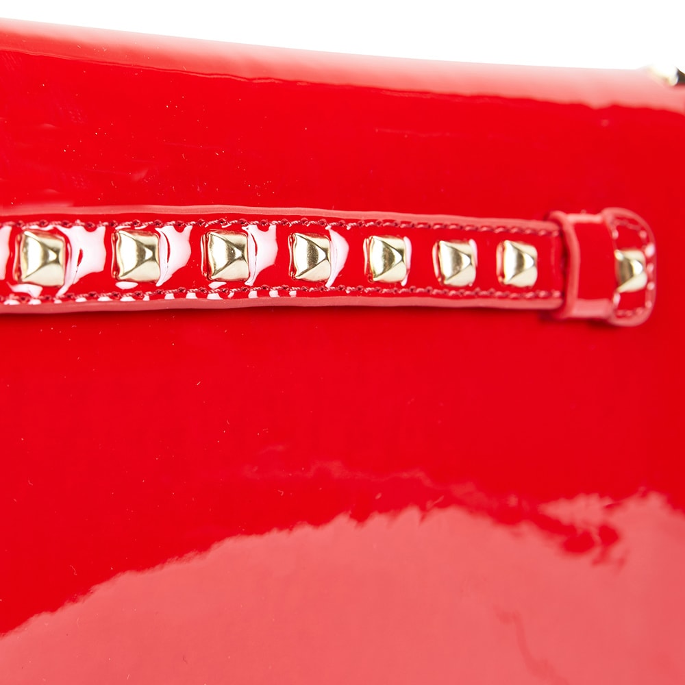 Sable Handbag in Red Patent