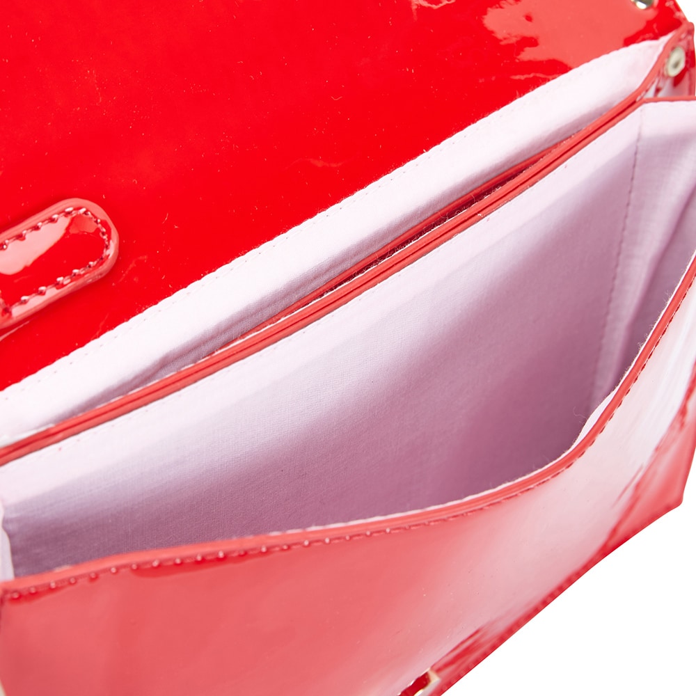 Sable Handbag in Red Patent