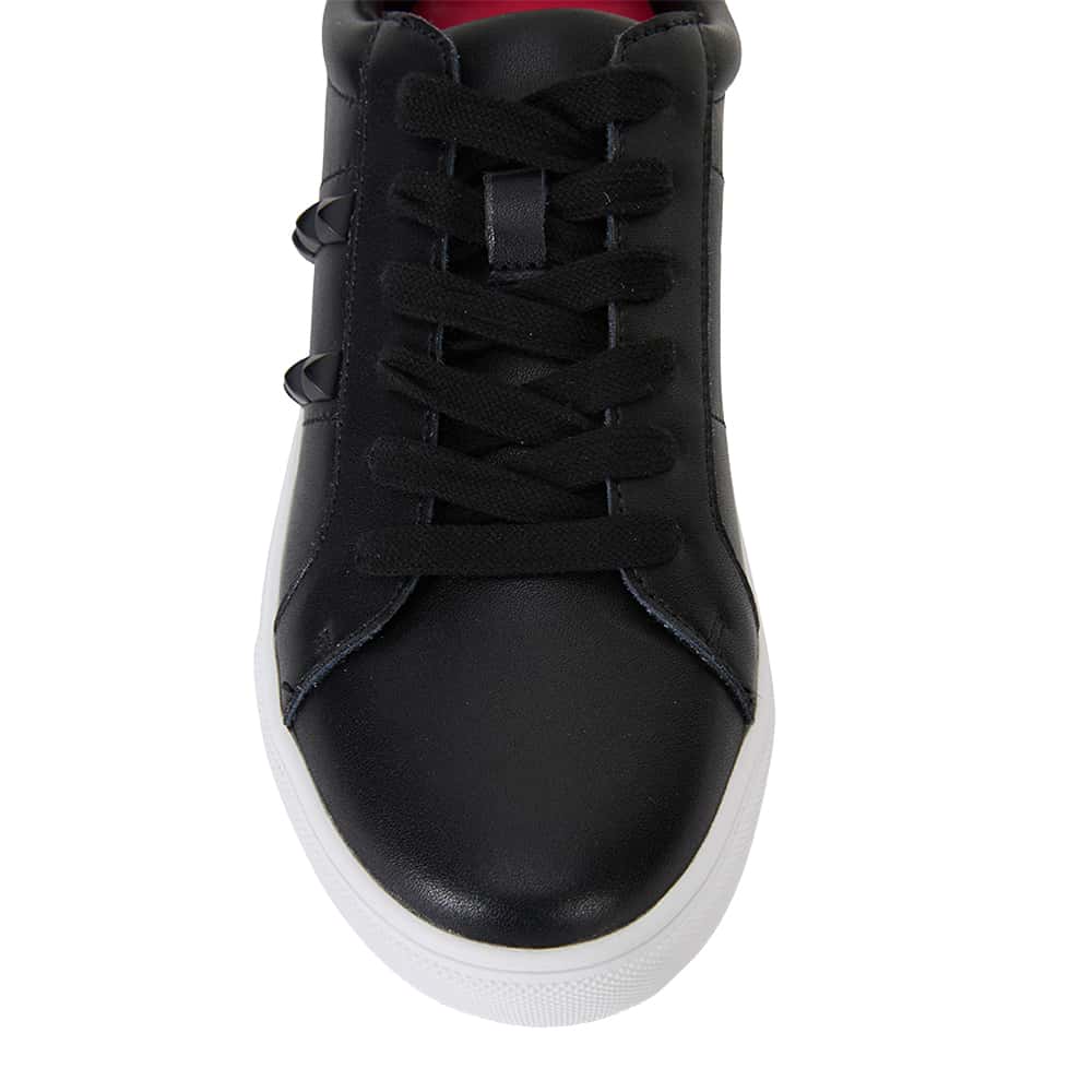 Savage Sneaker in Black Leather