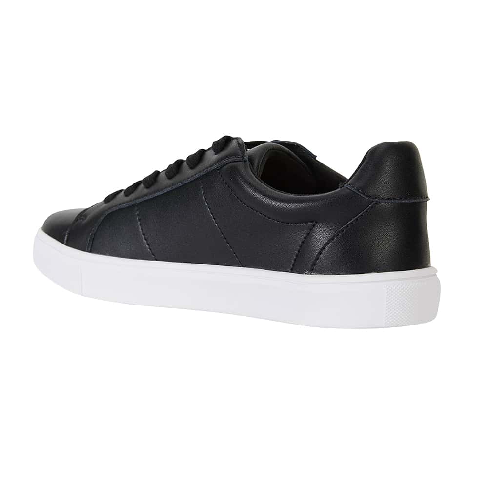 Savage Sneaker in Black Leather
