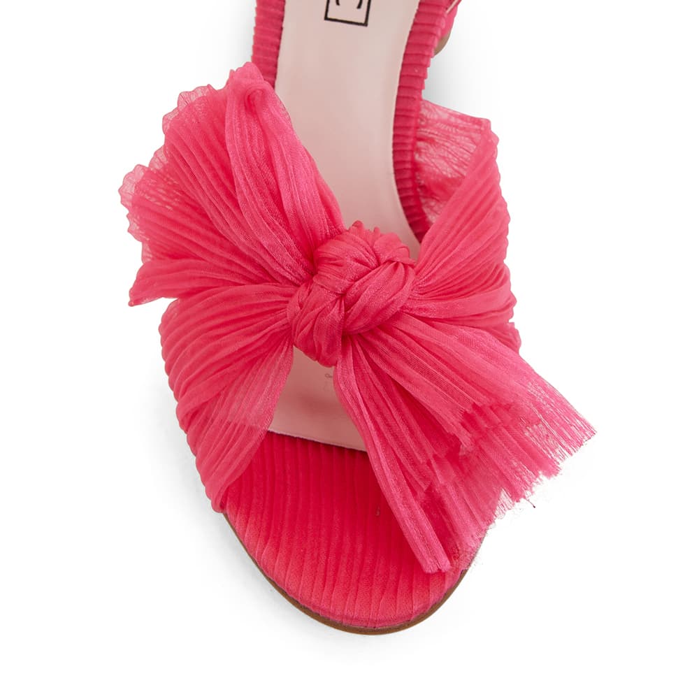 Secret Heel in Fuchsia Fabric