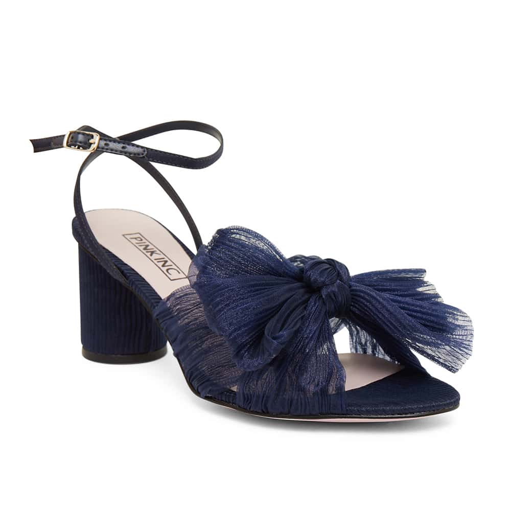 Secret Heel in Navy Fabric