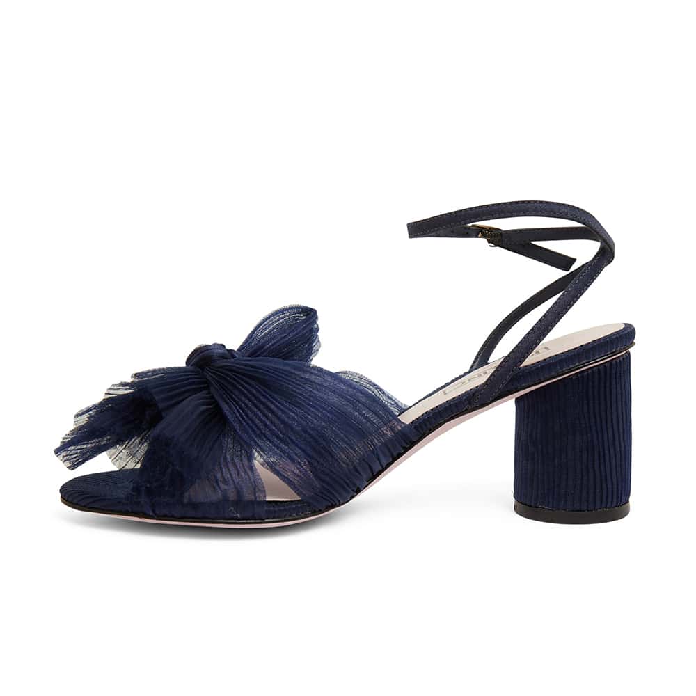 Secret Heel in Navy Fabric