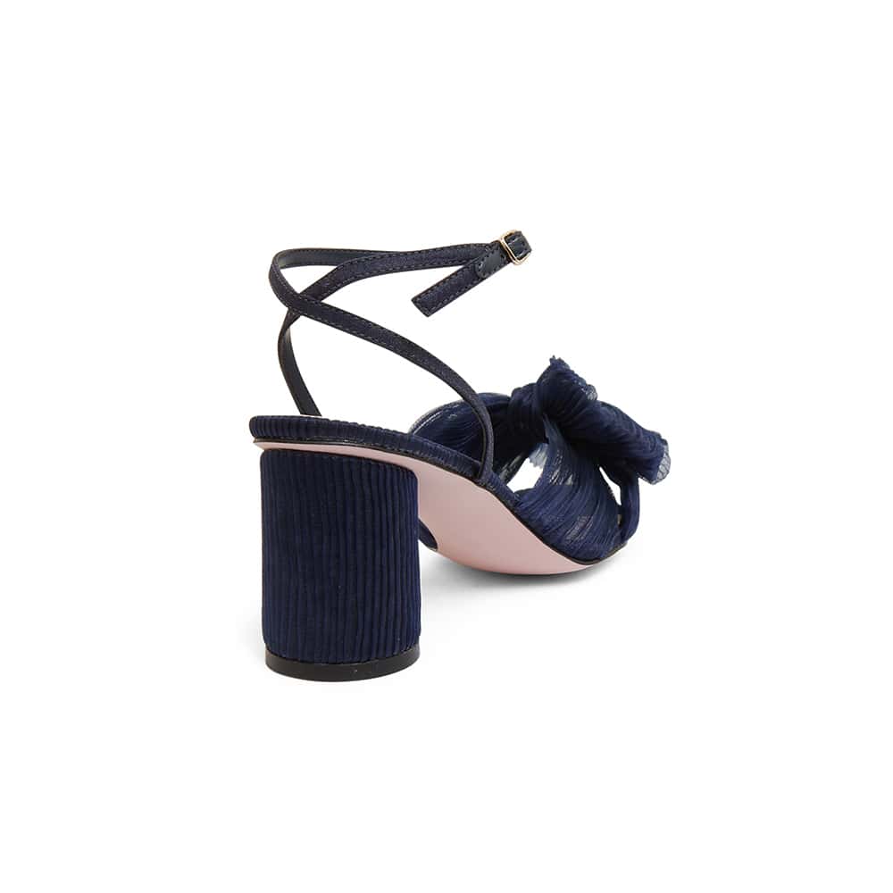 Secret Heel in Navy Fabric