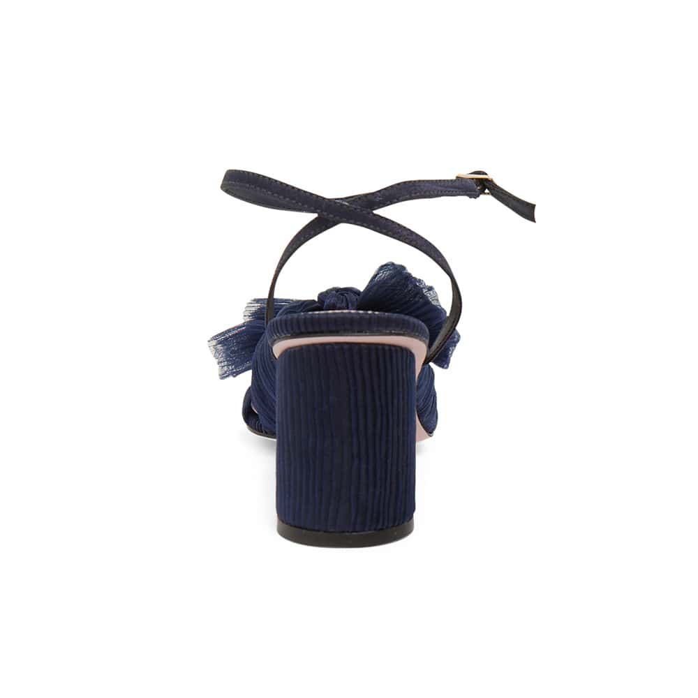 Secret Heel in Navy Fabric