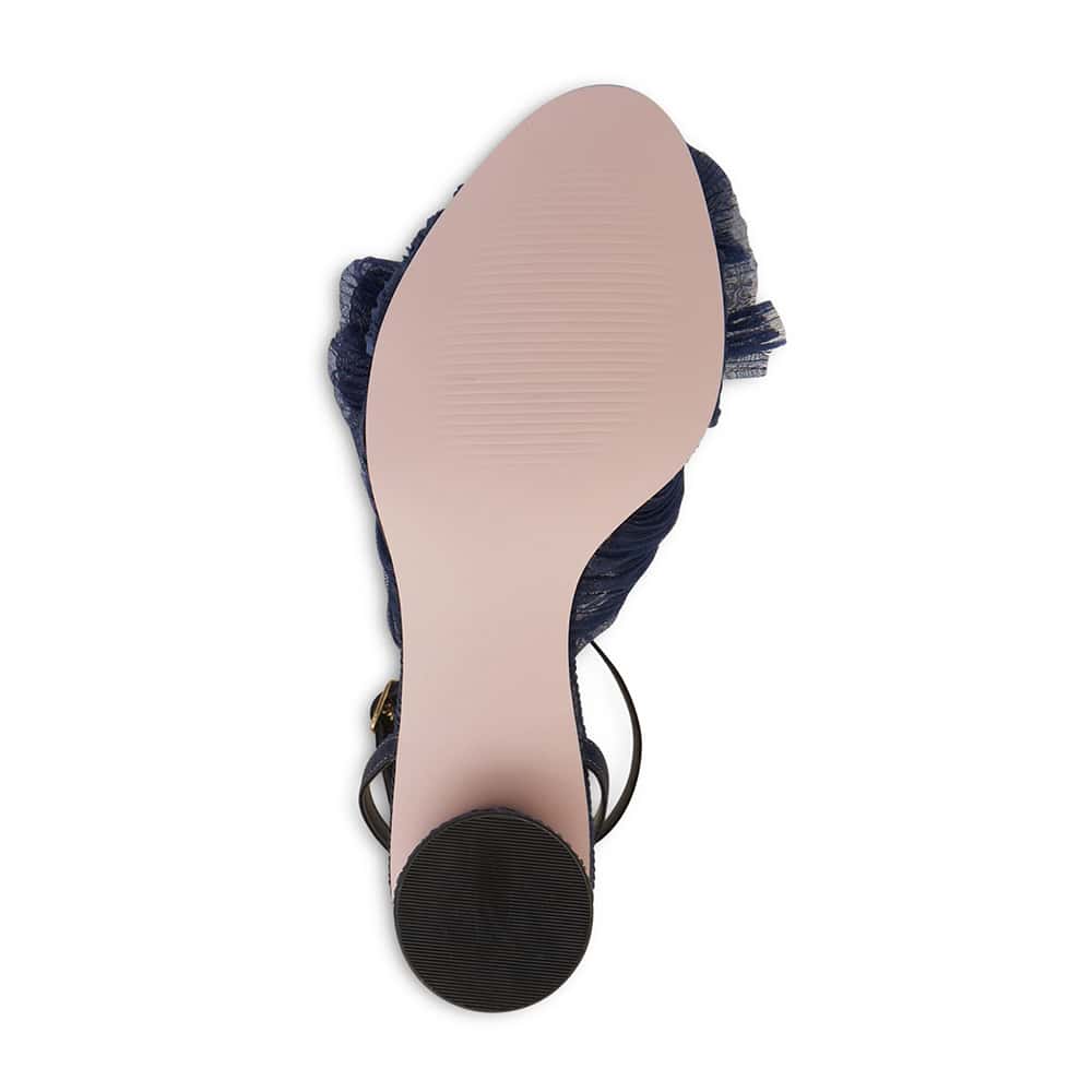 Secret Heel in Navy Fabric