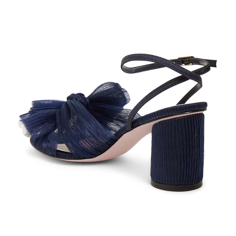 Secret Heel in Navy Fabric