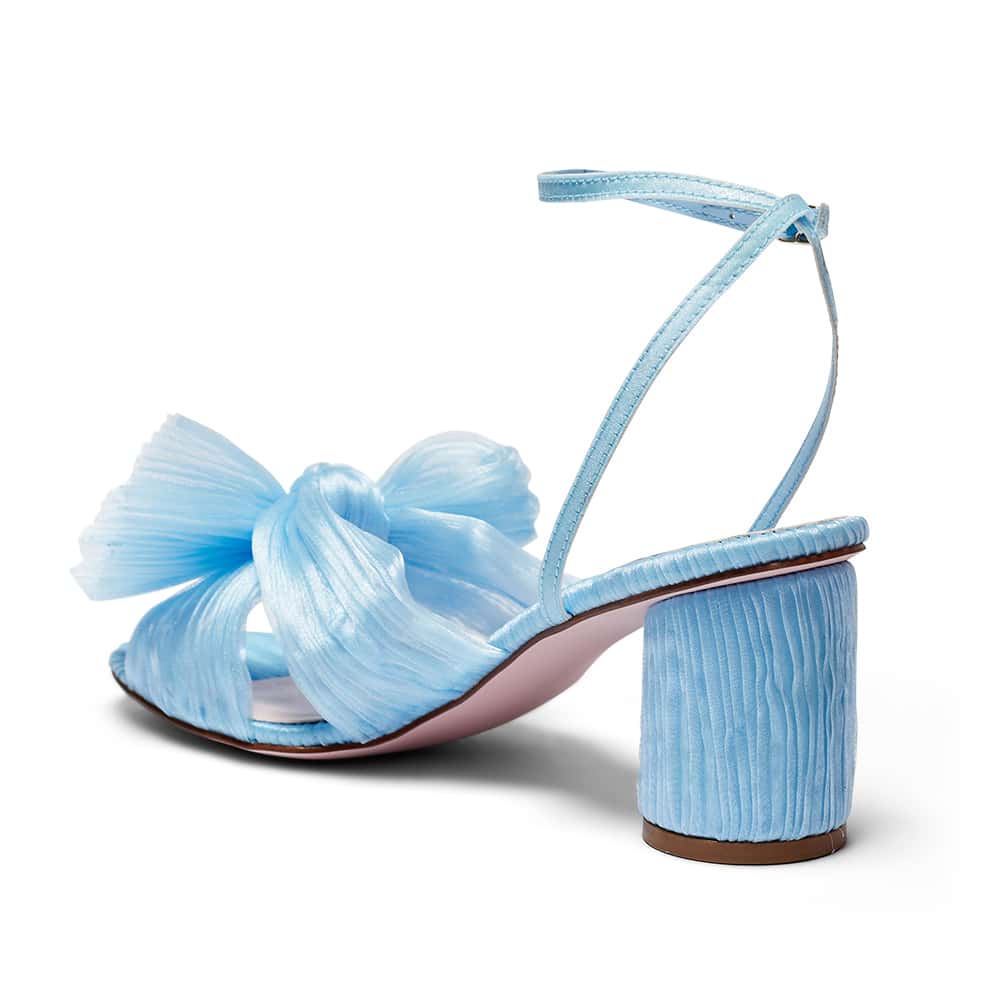 Secret Heel in Pale Blue Fabric