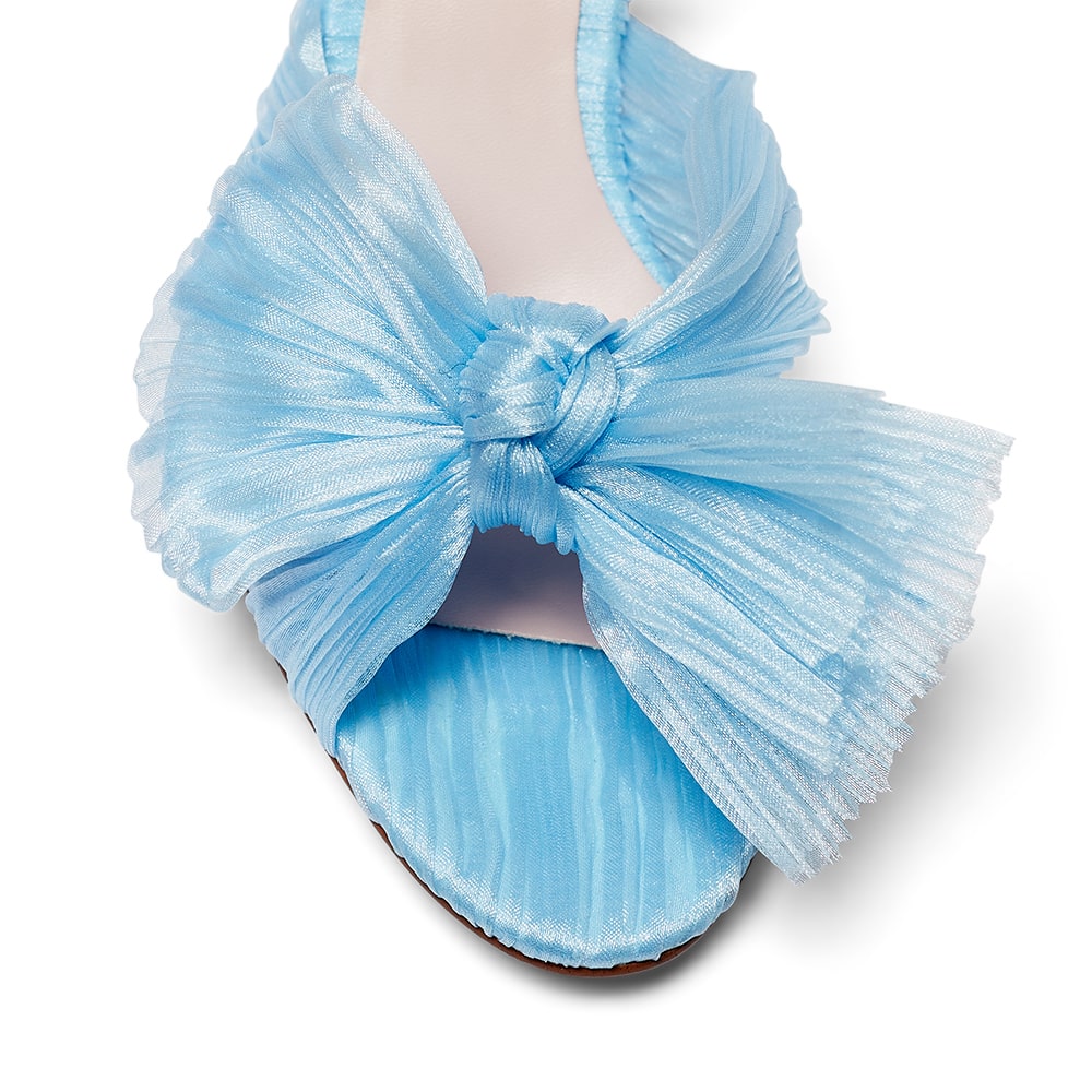 Secret Heel in Pale Blue Fabric