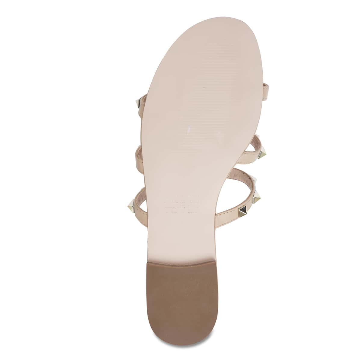 Spain Slide in Nude Leather