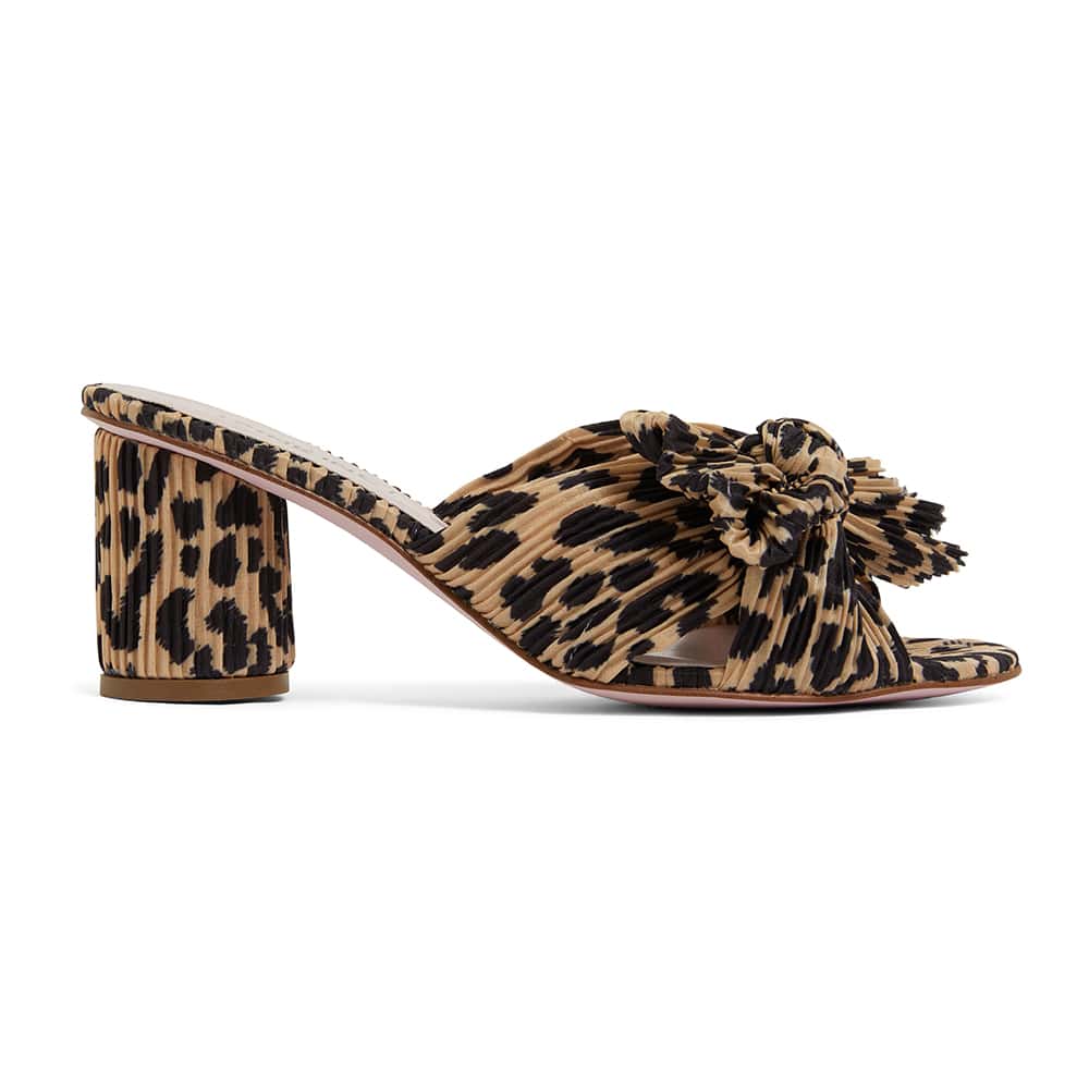 Surge Heel in Leopard Fabric