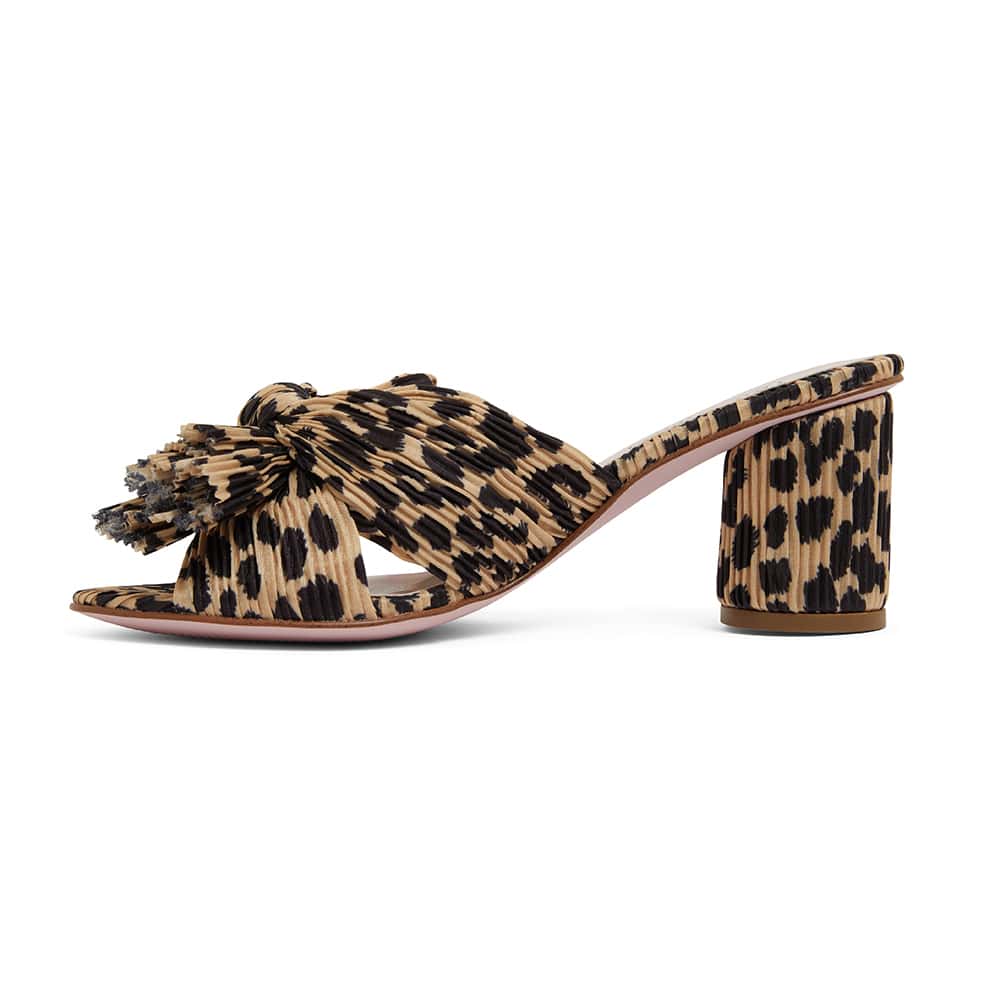 Surge Heel in Leopard Fabric