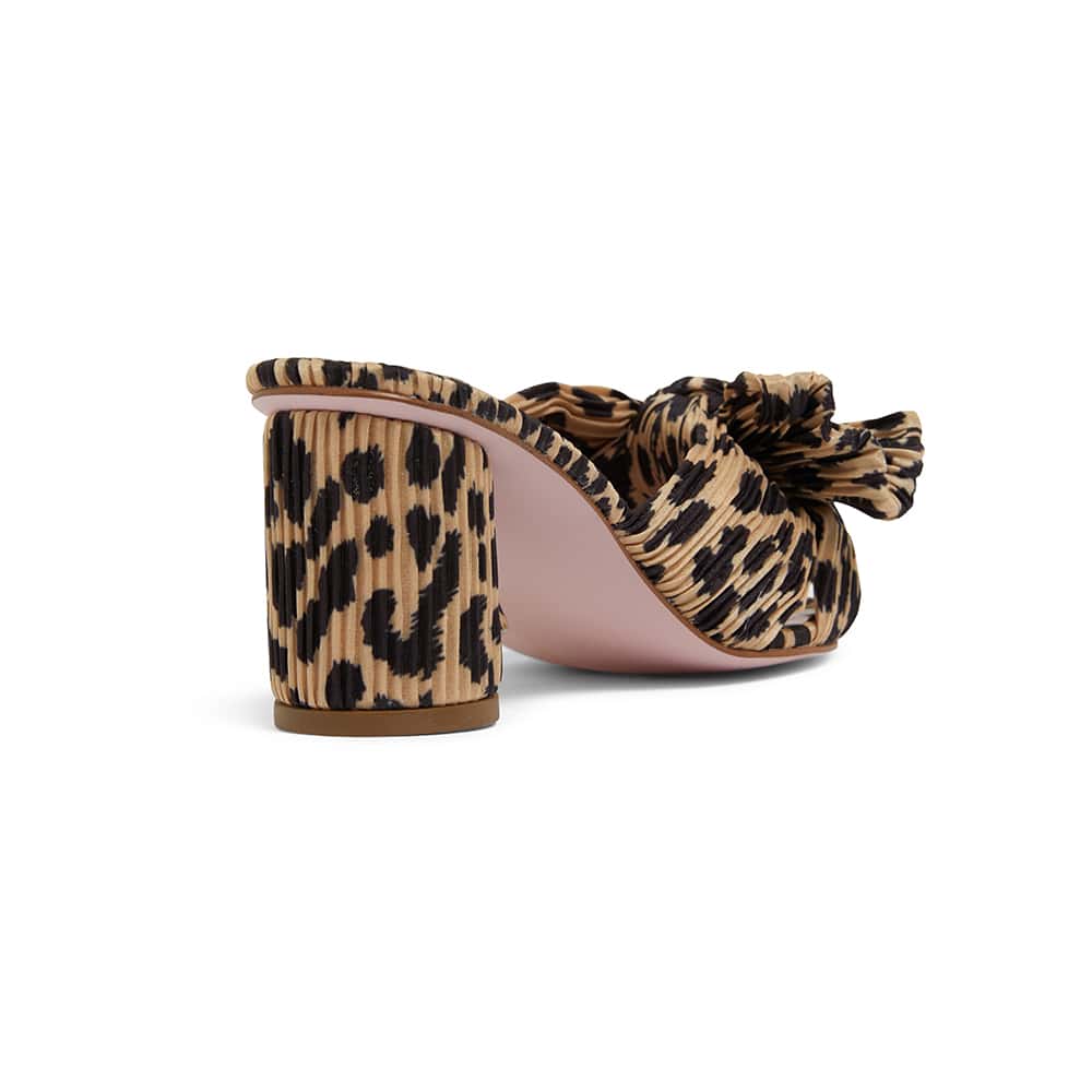 Surge Heel in Leopard Fabric