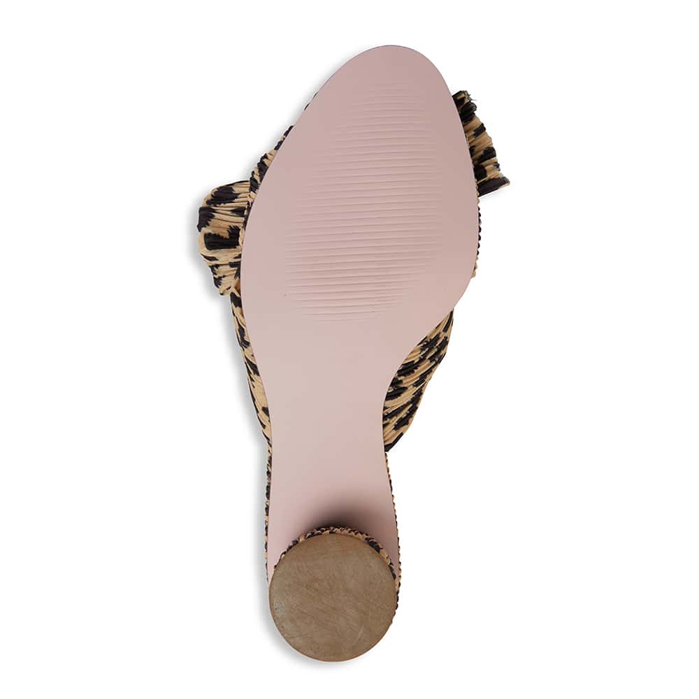 Surge Heel in Leopard Fabric