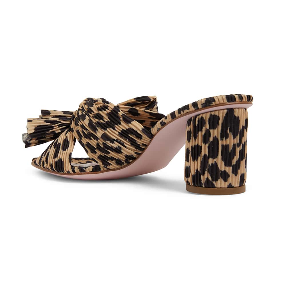 Surge Heel in Leopard Fabric