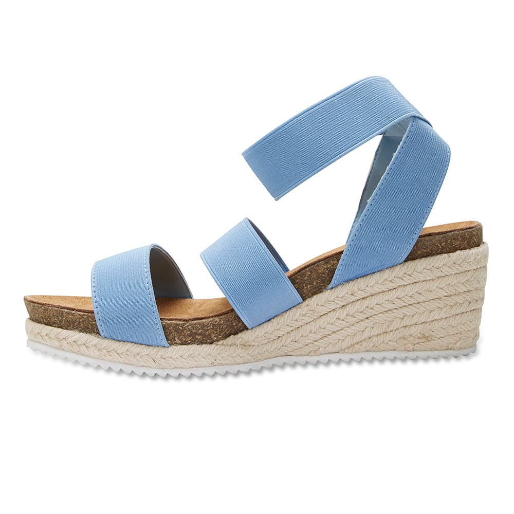 Babe Espadrille in Blue Fabric