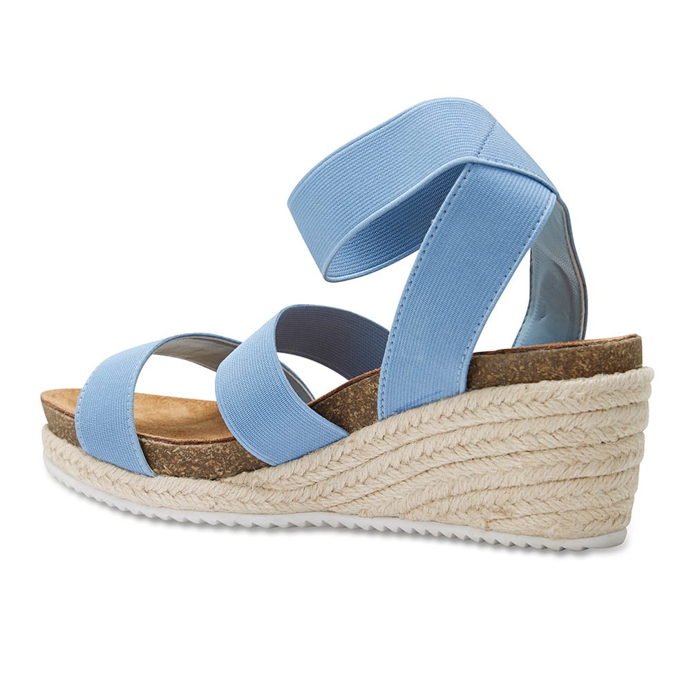 Babe Espadrille in Blue Fabric