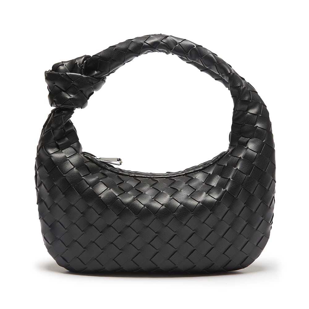 Bazz Handbag in Black Weave