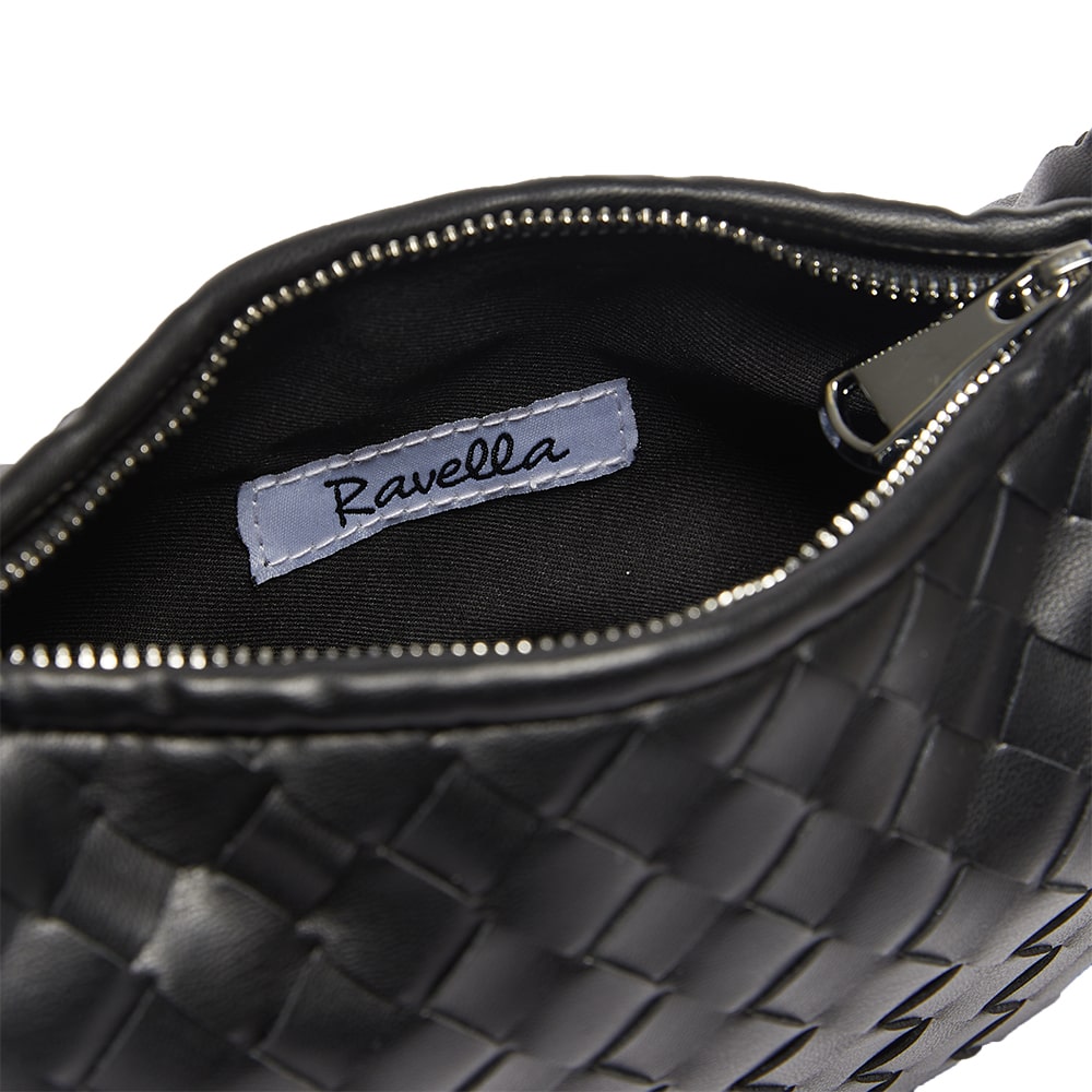 Bazz Handbag in Black Weave