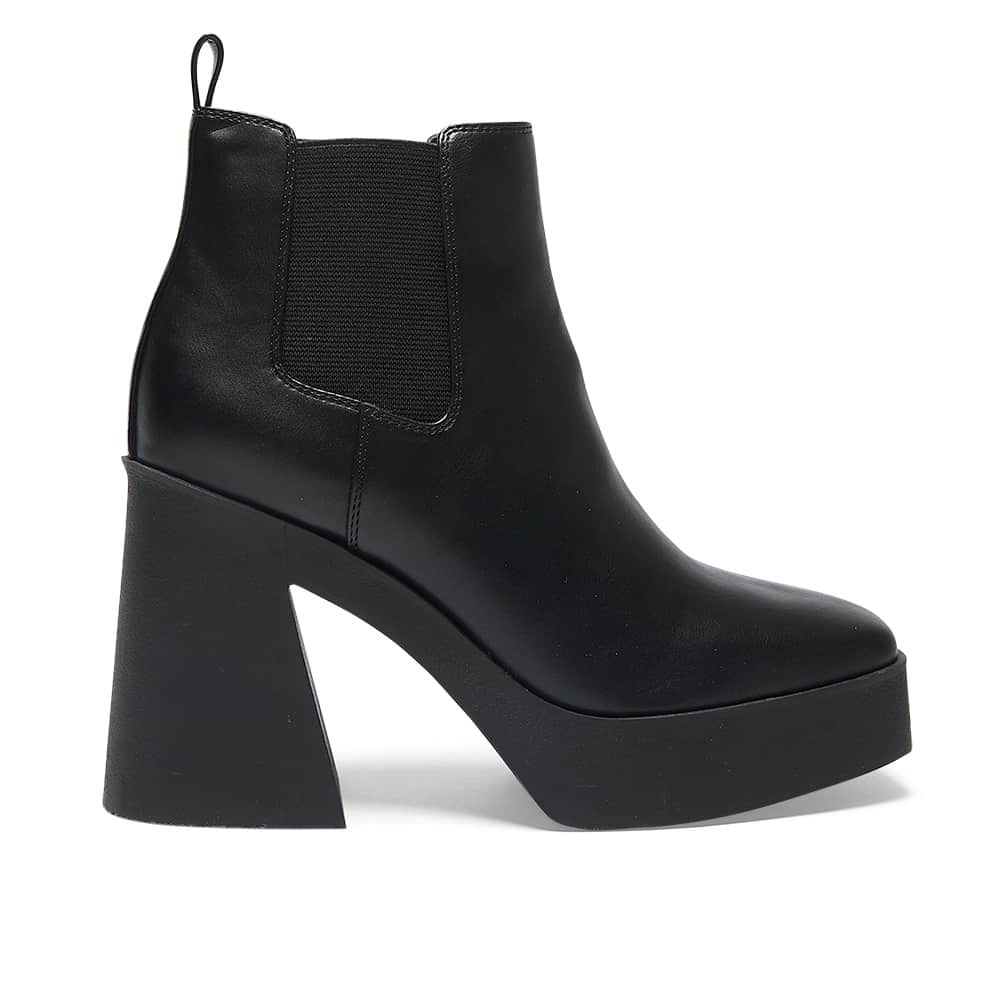 Blair Boot in Black Smooth