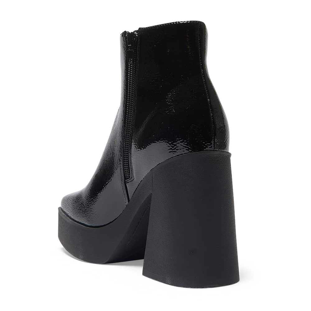 Brody Boot in Black Patent