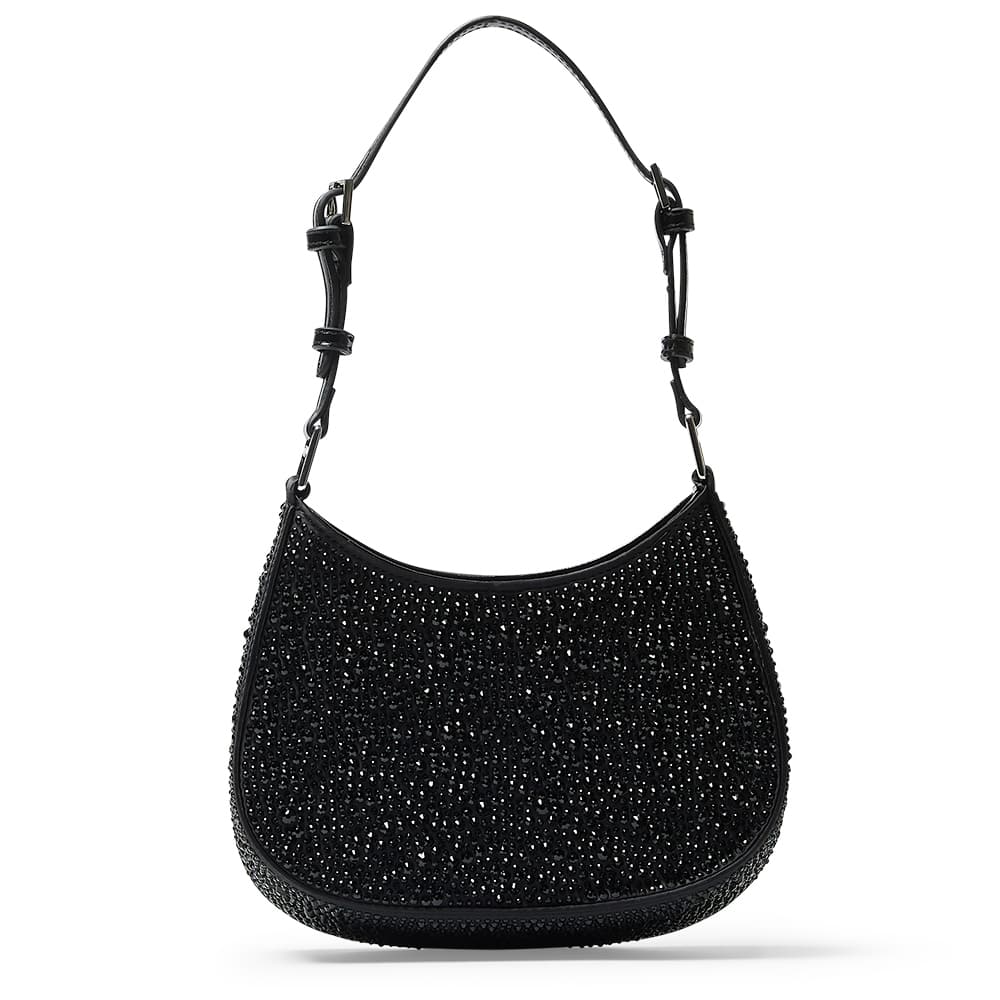 Chloe Handbag in Black Diamante