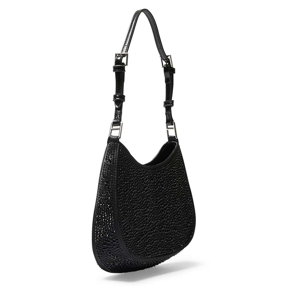 Chloe Handbag in Black Diamante