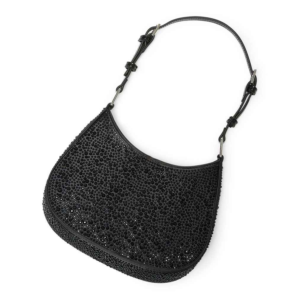Chloe Handbag in Black Diamante
