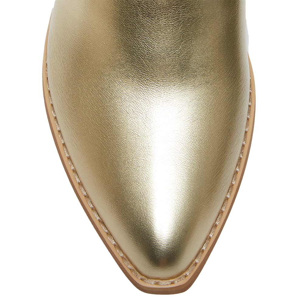 Cowboy Boot in Soft Gold