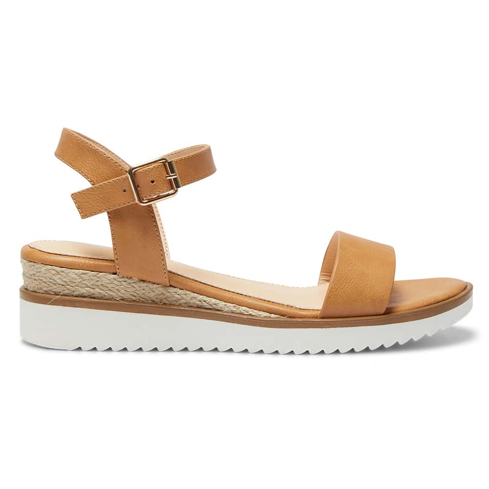 Darcy Espadrille in Camel Smooth