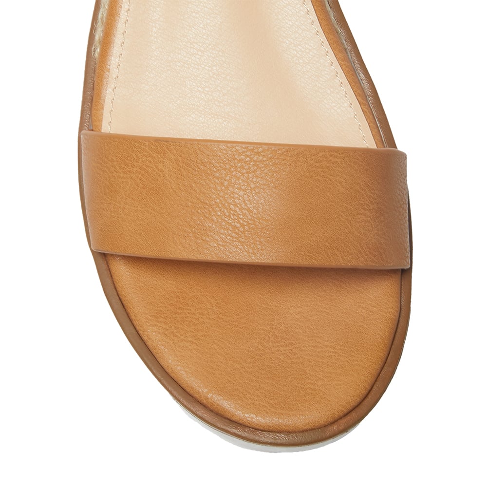 Darcy Espadrille in Camel Smooth