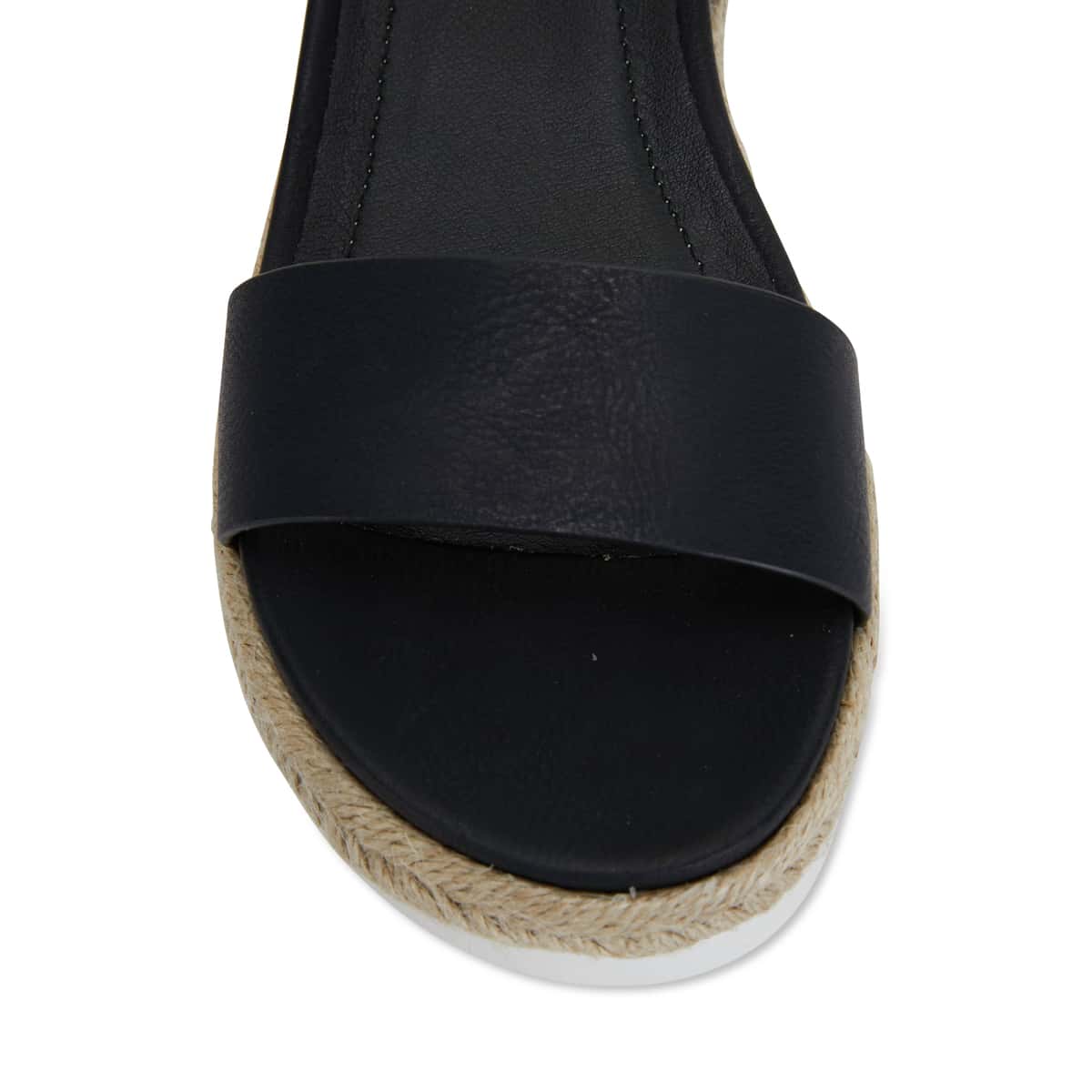 Dynamo Espadrille in Black Smooth Smooth