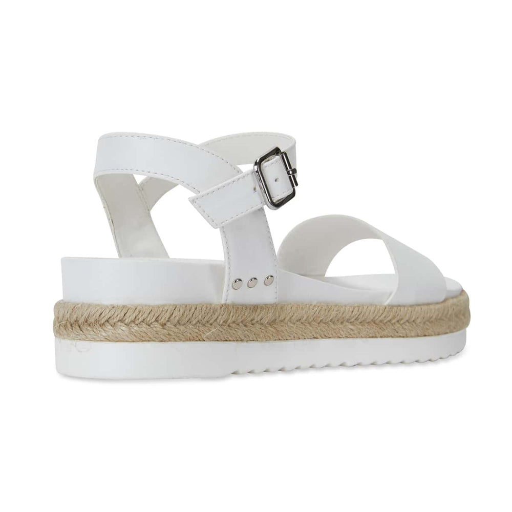 Dynamo Espadrille in White Smooth